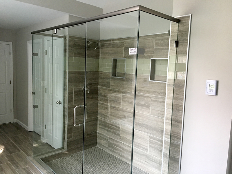 bathroom shower glass
