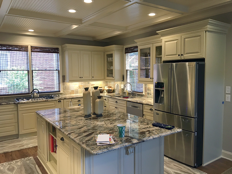 kitchen granite island